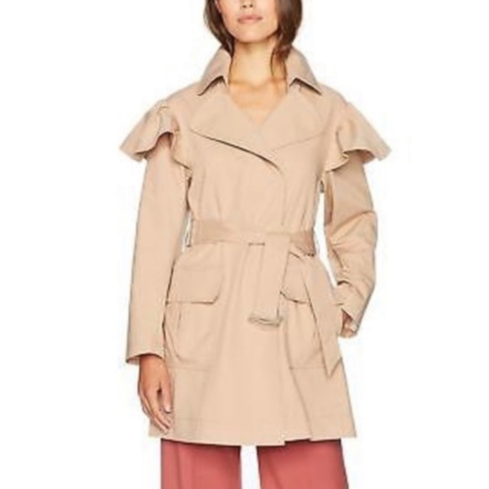 Rebecca Taylor Ruffle Trench